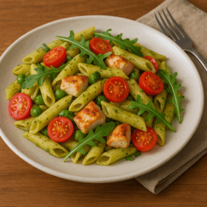 Macaroni met tomatensaus en kaas